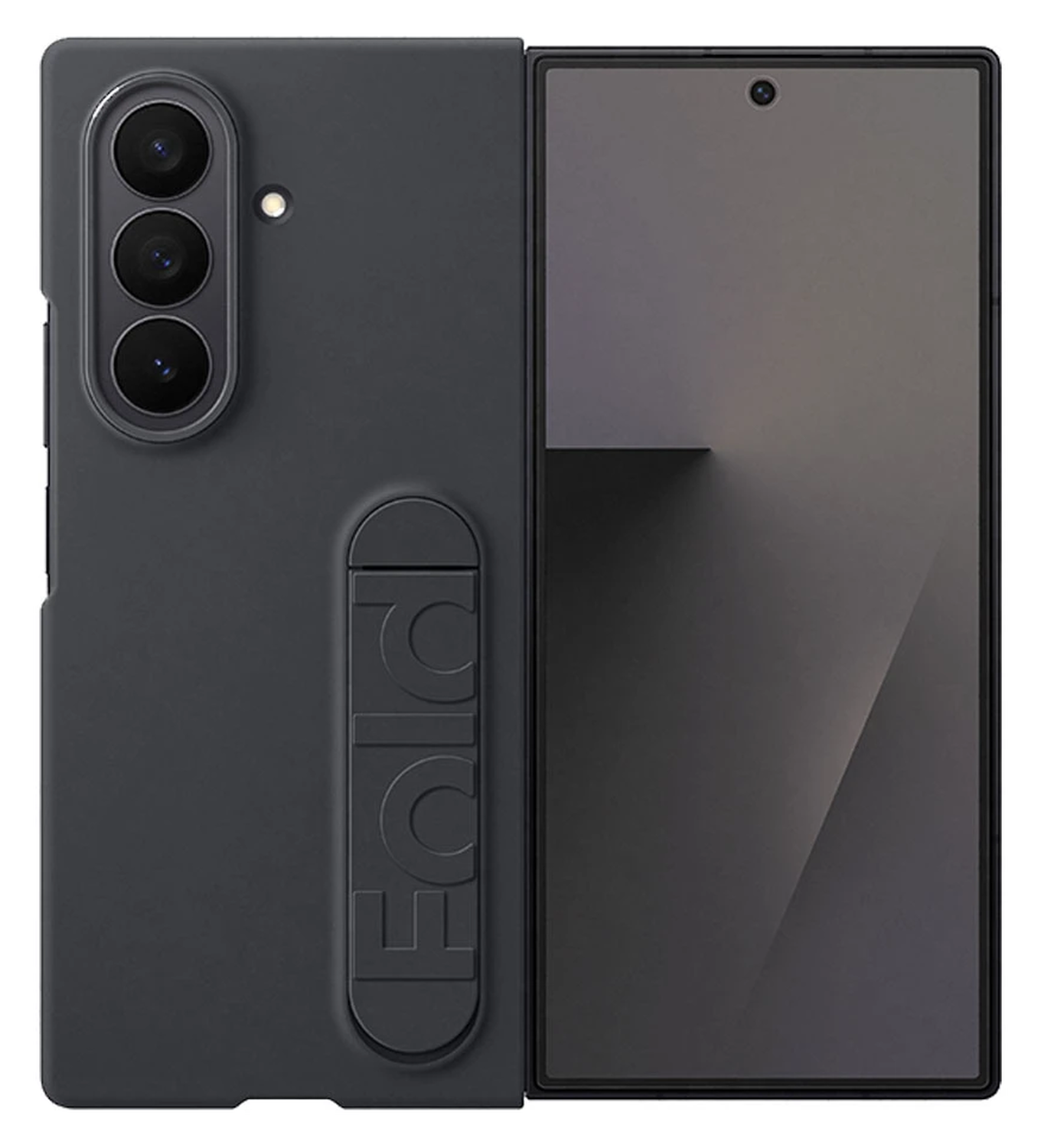 Origineel Samsung Galaxy Z Fold 7 Hoesje Silicone Case Back Cover Zwart afbeelding 1