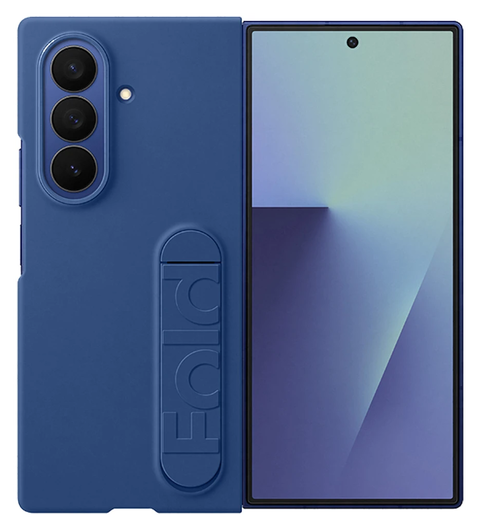 Origineel Samsung Galaxy Z Fold 7 Hoesje Silicone Case Back Cover Blauw afbeelding 1
