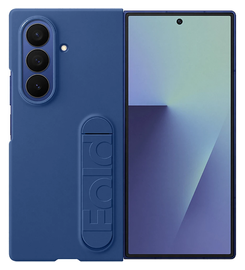 Origineel Samsung Galaxy Z Fold 7 Hoesje Silicone Case Back Cover Blauw
