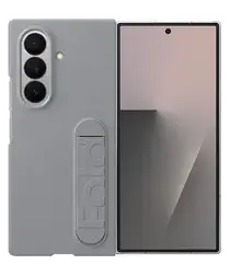 Origineel Samsung Galaxy Z Fold 7 Hoesje Silicone Case Back Cover Grijs afbeelding