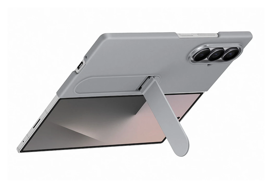 Origineel Samsung Galaxy Z Fold 7 Hoesje Silicone Case Back Cover Grijs afbeelding 2