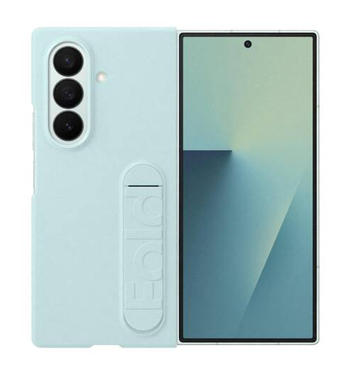 Origineel Samsung Galaxy Z Fold 7 Hoesje Silicone Case Back Cover Mint Groen afbeelding 1