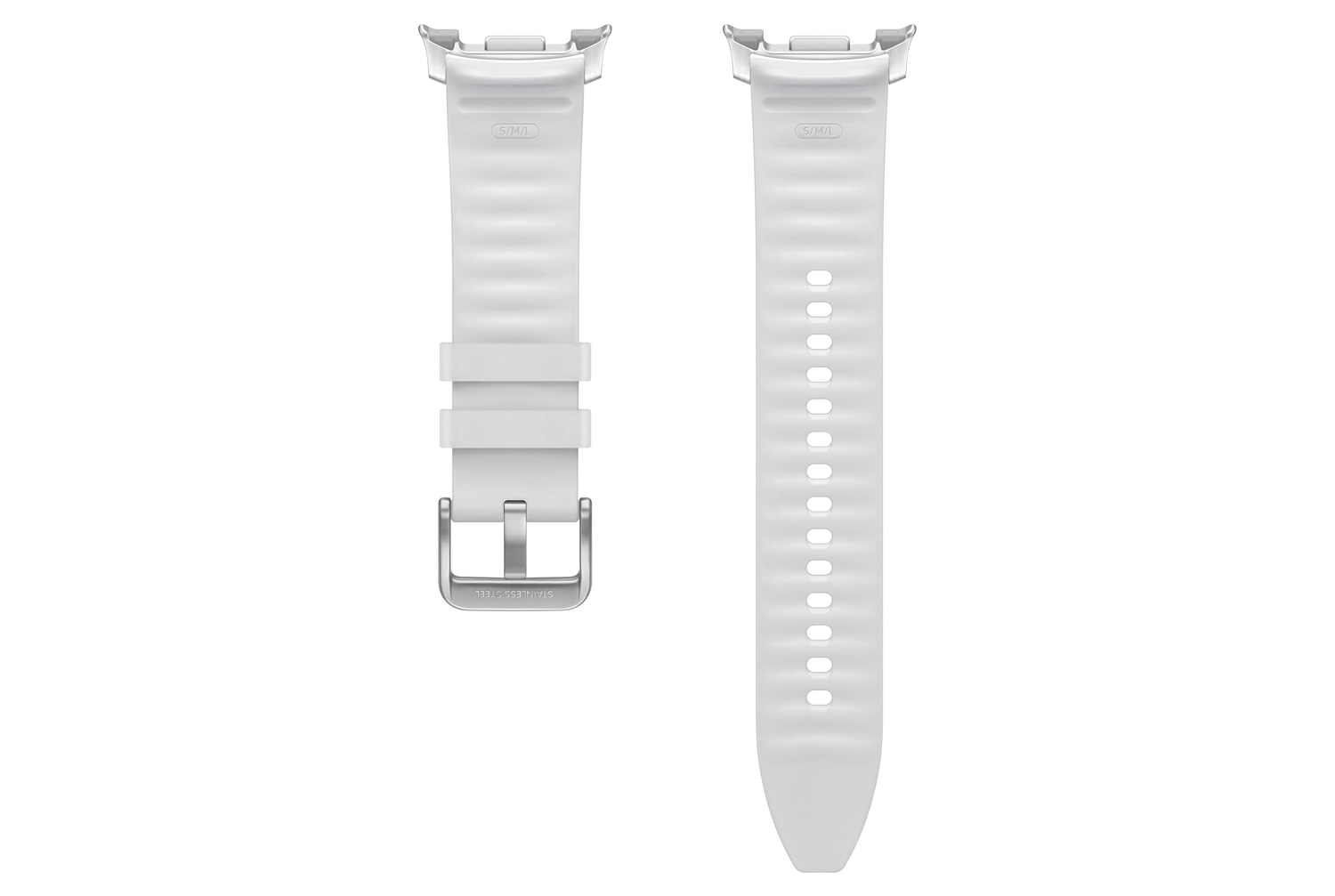 Origineel Samsung Galaxy Watch 8 Bandje Hybrid (S/M/L) Wit afbeelding 2
