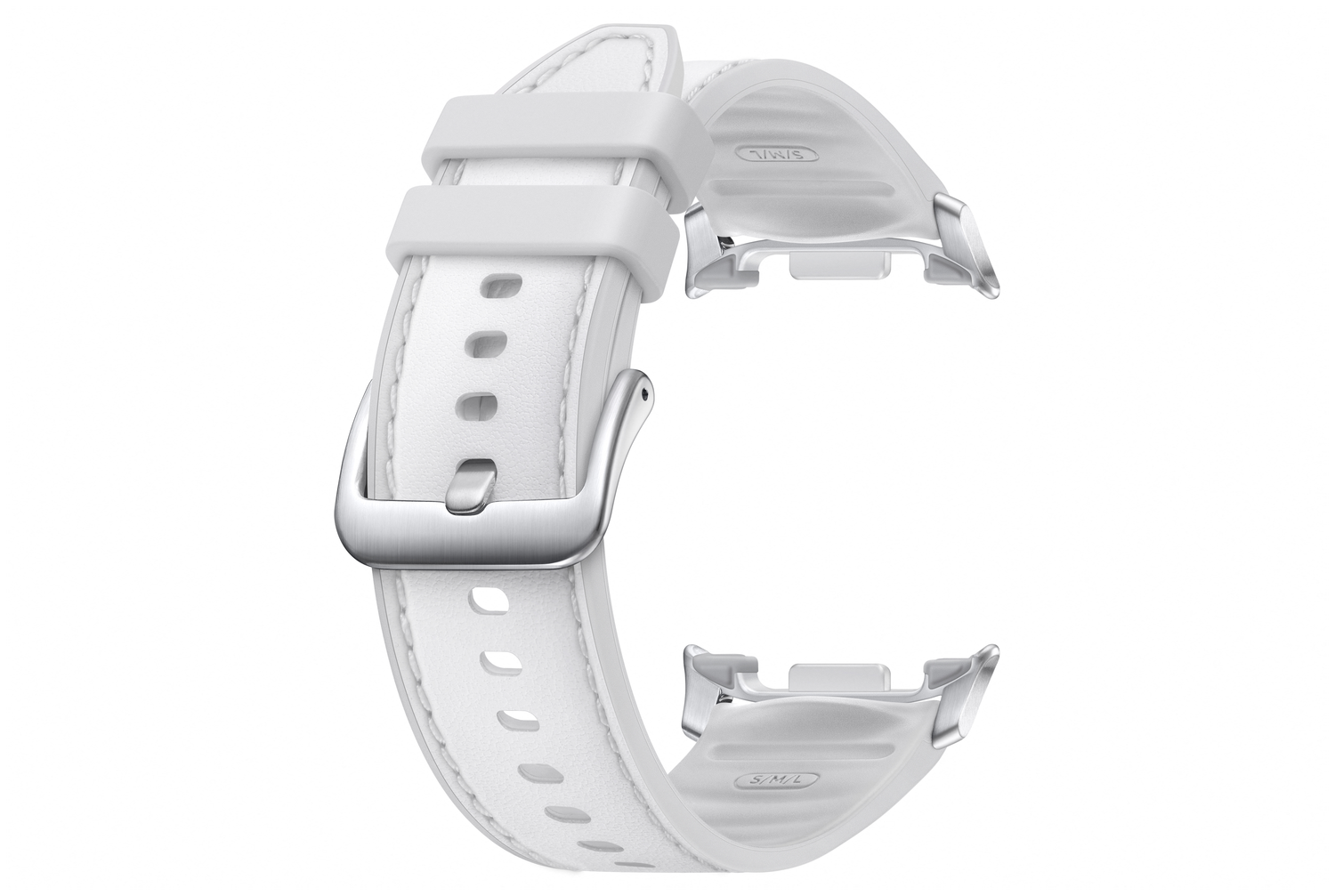 Origineel Samsung Galaxy Watch 8 Bandje Hybrid (S/M/L) Wit afbeelding 3
