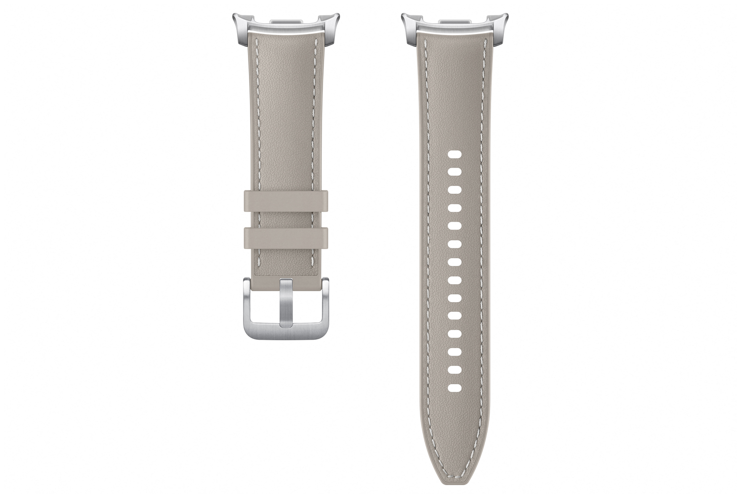 Origineel Samsung Galaxy Watch 8 Bandje Hybrid (S/M/L) Taupe afbeelding 1
