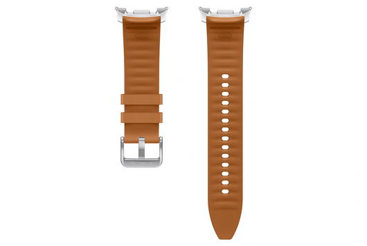 Origineel Samsung Galaxy Watch 8 Bandje Hybrid (S/M/L) Bruin afbeelding 2