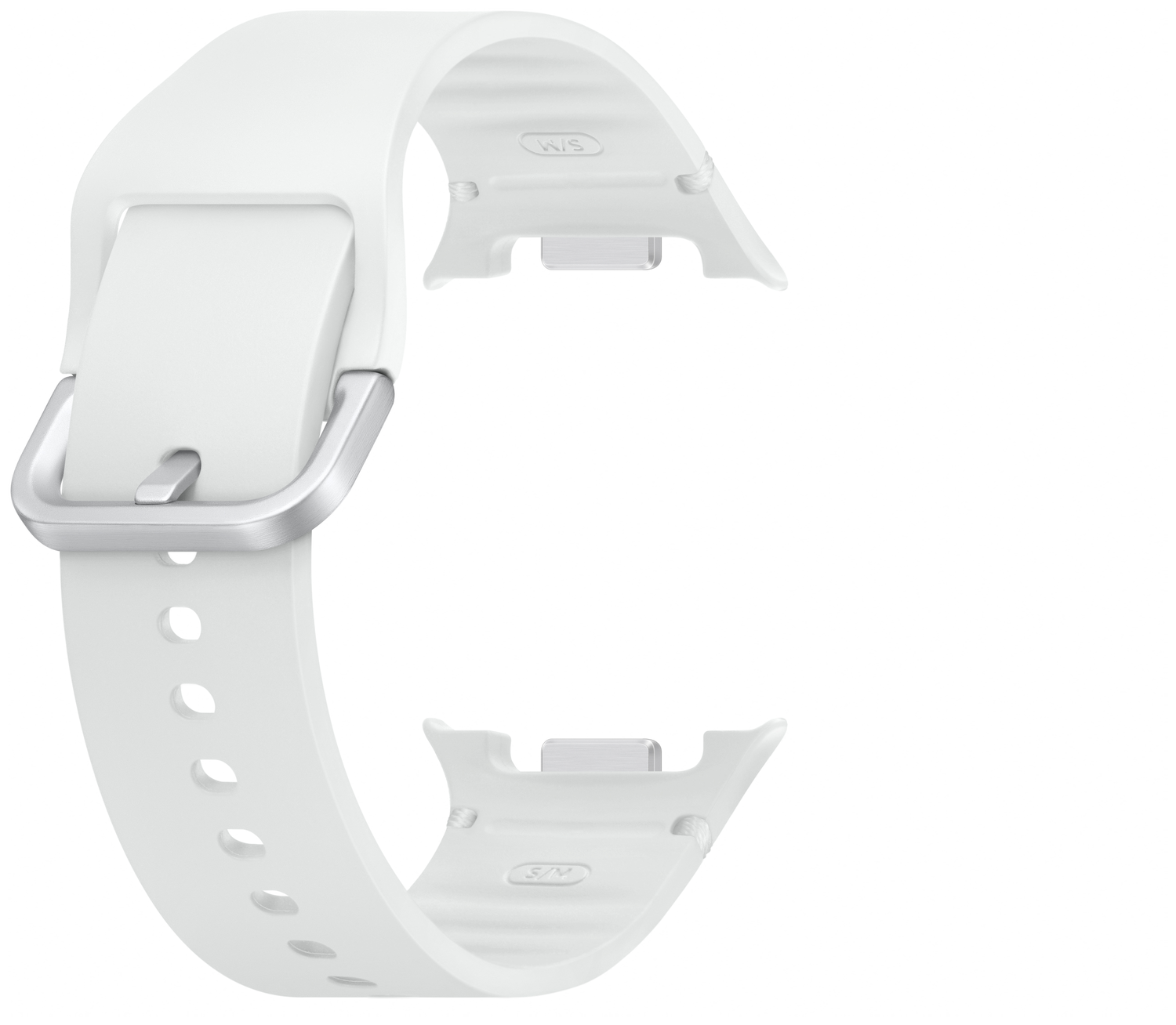 Origineel Samsung Galaxy Watch 8 Bandje Sport (S/M) Wit afbeelding 2