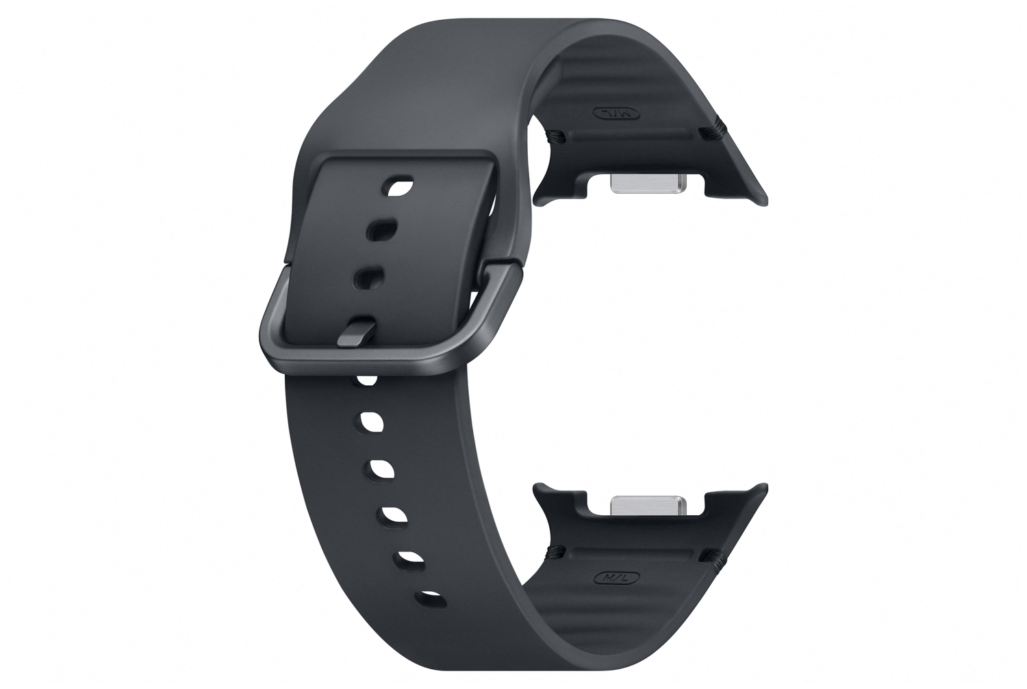 Origineel Samsung Galaxy Watch 8 Bandje Sport (M/L) Zwart Grijs afbeelding 2