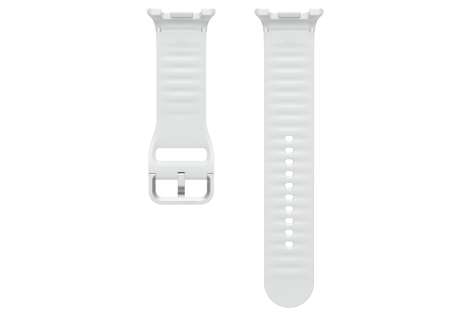 Origineel Samsung Galaxy Watch 8 Bandje Sport (M/L) Wit afbeelding 3