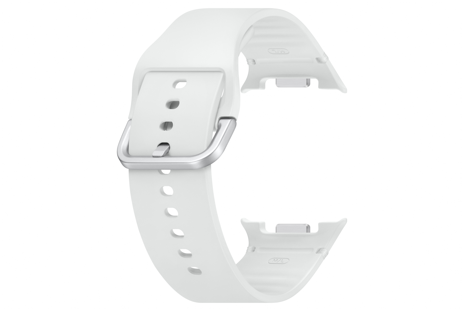 Origineel Samsung Galaxy Watch 8 Bandje Sport (M/L) Wit afbeelding 2