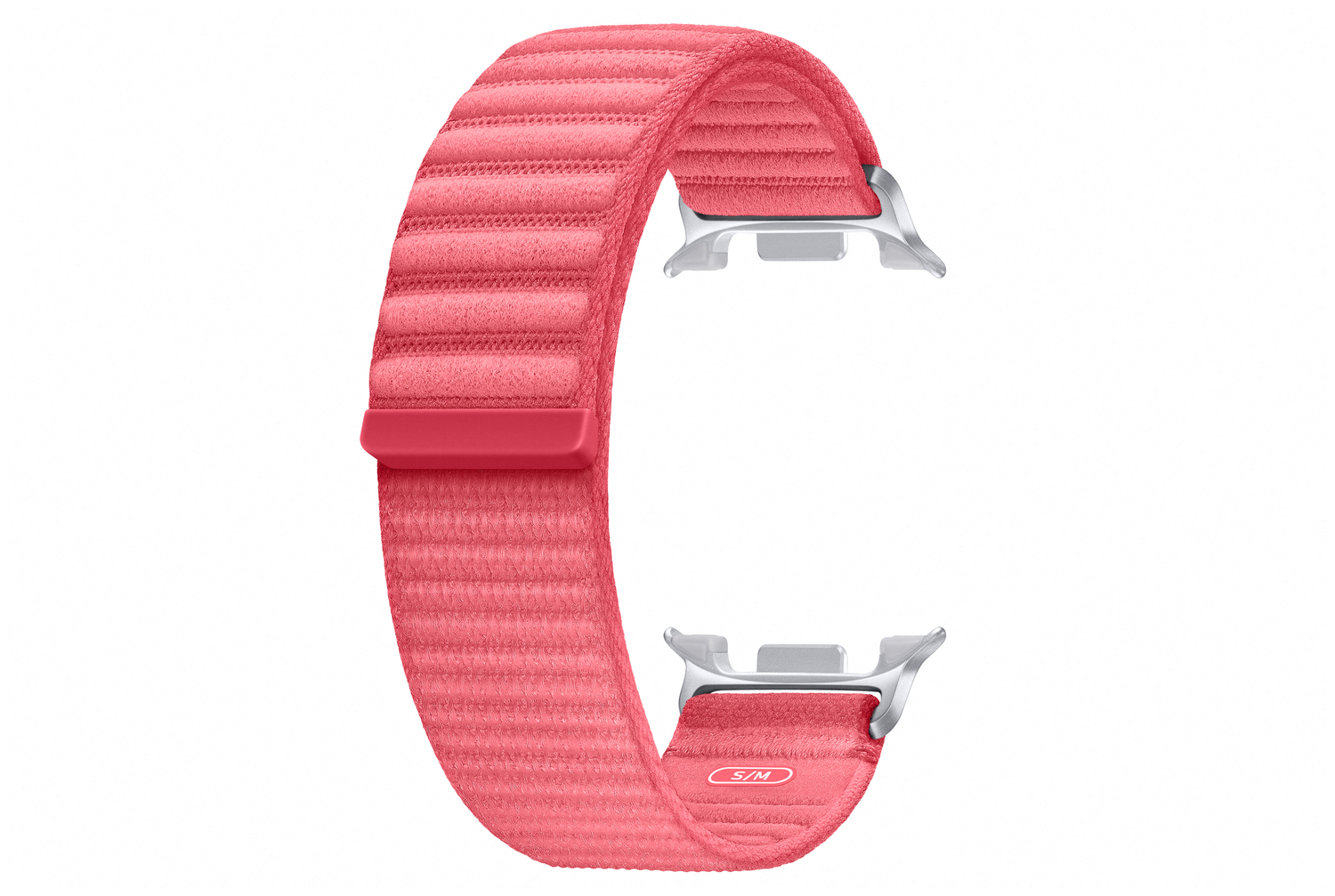 Origineel Samsung Galaxy Watch 8 Bandje Fabric (S/M) Rood afbeelding 1