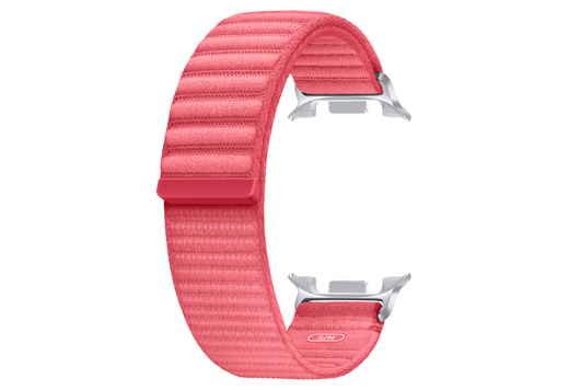 Origineel Samsung Galaxy Watch 8 Bandje Fabric (S/M) Rood afbeelding 1