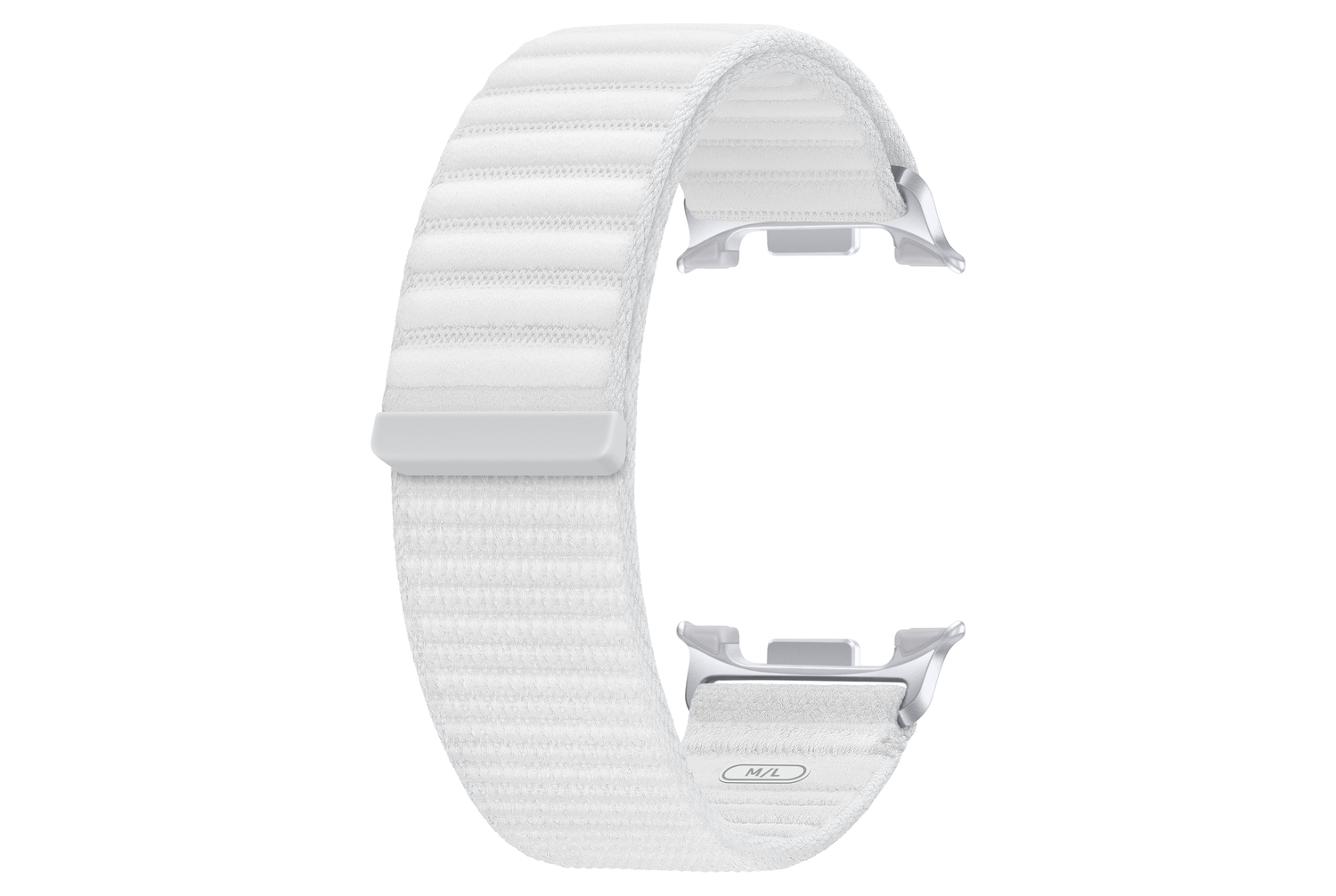 Origineel Samsung Galaxy Watch 8 Bandje Fabric (M/L) Wit afbeelding 1