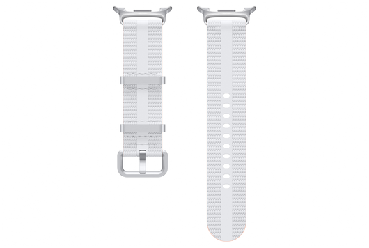 Origineel Samsung Galaxy Watch 8 Bandje - Athleisure Band - Wit (S/M) afbeelding 2