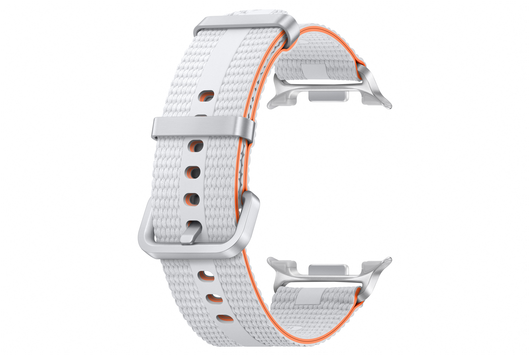Origineel Samsung Galaxy Watch 8 Bandje - Athleisure Band - Wit (S/M) afbeelding 1
