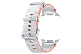 Origineel Samsung Galaxy Watch 8 Bandje - Athleisure Band - Wit (S/M)