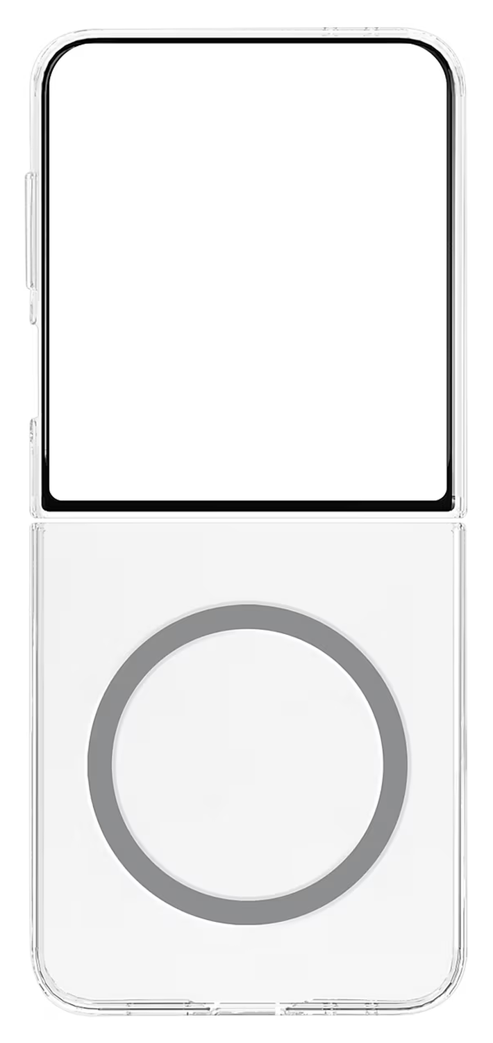 Origineel Samsung Galaxy Z Flip 7 Hoesje Clear Magnet Case Transparant afbeelding 1