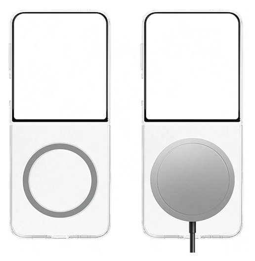Origineel Samsung Galaxy Z Flip 7 Hoesje Clear Magnet Case Transparant afbeelding 7