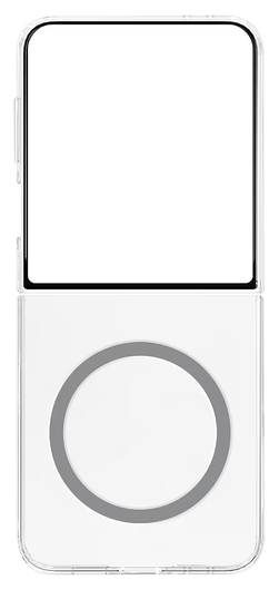 Origineel Samsung Galaxy Z Flip 7 Hoesje Clear Magnet Case Transparant afbeelding 1