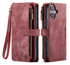 CaseMe C30 Apple iPhone 17 Hoesje Pasjeshouder Book Case Rood