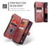 CaseMe C30 Apple iPhone 17 Pro Hoesje Pasjeshouder Book Case Rood afbeelding 9
