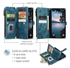 CaseMe C30 Apple iPhone 17 Pro Hoesje Pasjeshouder Book Case Blauw afbeelding 3