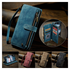 CaseMe C30 Apple iPhone 17 Pro Hoesje Pasjeshouder Book Case Blauw afbeelding 4