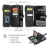 CaseMe C30 Apple iPhone Air Hoesje Pasjeshouder Book Case Zwart afbeelding 3