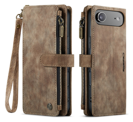 CaseMe C30 Apple iPhone Air Hoesje Pasjeshouder Book Case Bruin afbeelding