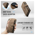CaseMe C30 Apple iPhone Air Hoesje Pasjeshouder Book Case Bruin afbeelding 7