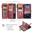 CaseMe C30 Apple iPhone Air Hoesje Pasjeshouder Book Case Rood afbeelding 3