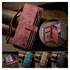 CaseMe C30 Apple iPhone Air Hoesje Pasjeshouder Book Case Rood afbeelding 5