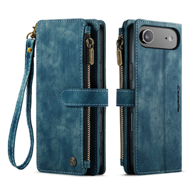 CaseMe C30 Apple iPhone Air Hoesje Pasjeshouder Book Case Blauw afbeelding