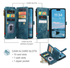 CaseMe C30 Apple iPhone Air Hoesje Pasjeshouder Book Case Blauw afbeelding 3