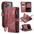 CaseMe C30 Apple iPhone 17 Pro Max Hoesje Pasjeshouder Book Case Rood afbeelding 2