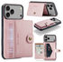 CaseMe JH-01 Apple iPhone 17 Pro Hoesje met Magnetische Kaarthouder Roze afbeelding 9