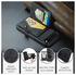 CaseMe JH-01 Apple iPhone Air Hoesje met Magnetische Kaarthouder Zwart afbeelding 4