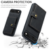 CaseMe JH-01 Apple iPhone Air Hoesje met Magnetische Kaarthouder Zwart afbeelding 7
