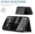 CaseMe JH-01 Apple iPhone Air Hoesje met Magnetische Kaarthouder Zwart afbeelding 8