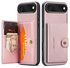 CaseMe JH-01 Apple iPhone Air Hoesje met Magnetische Kaarthouder Roze afbeelding 9