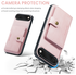 CaseMe JH-01 Apple iPhone Air Hoesje met Magnetische Kaarthouder Roze afbeelding 6