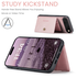 CaseMe JH-01 Apple iPhone Air Hoesje met Magnetische Kaarthouder Roze afbeelding 7