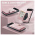 CaseMe JH-01 Apple iPhone Air Hoesje met Magnetische Kaarthouder Roze afbeelding 8