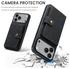 CaseMe JH-01 Apple iPhone 17 Pro Max Hoesje met Magnetische Kaarthouder Zwart afbeelding 6