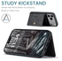 CaseMe JH-01 Apple iPhone 17 Pro Max Hoesje met Magnetische Kaarthouder Zwart afbeelding 7