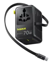 Baseus EnerCore CG11 Reis Oplader 70W Snellader Wereldstekker EU/VK/USA/AUS afbeelding