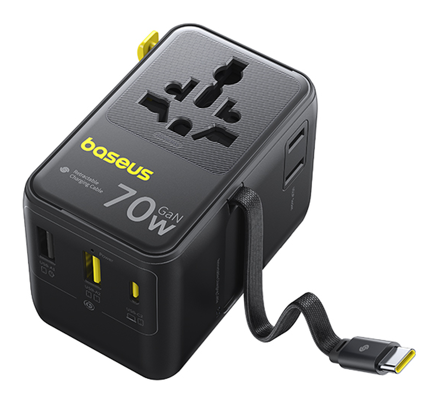 Baseus EnerCore CG11 Reis Oplader 70W Snellader Wereldstekker EU/VK/USA/AUS afbeelding 10