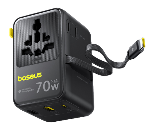 Baseus EnerCore CG11 Reis Oplader 70W Snellader Wereldstekker EU/VK/USA/AUS afbeelding 9