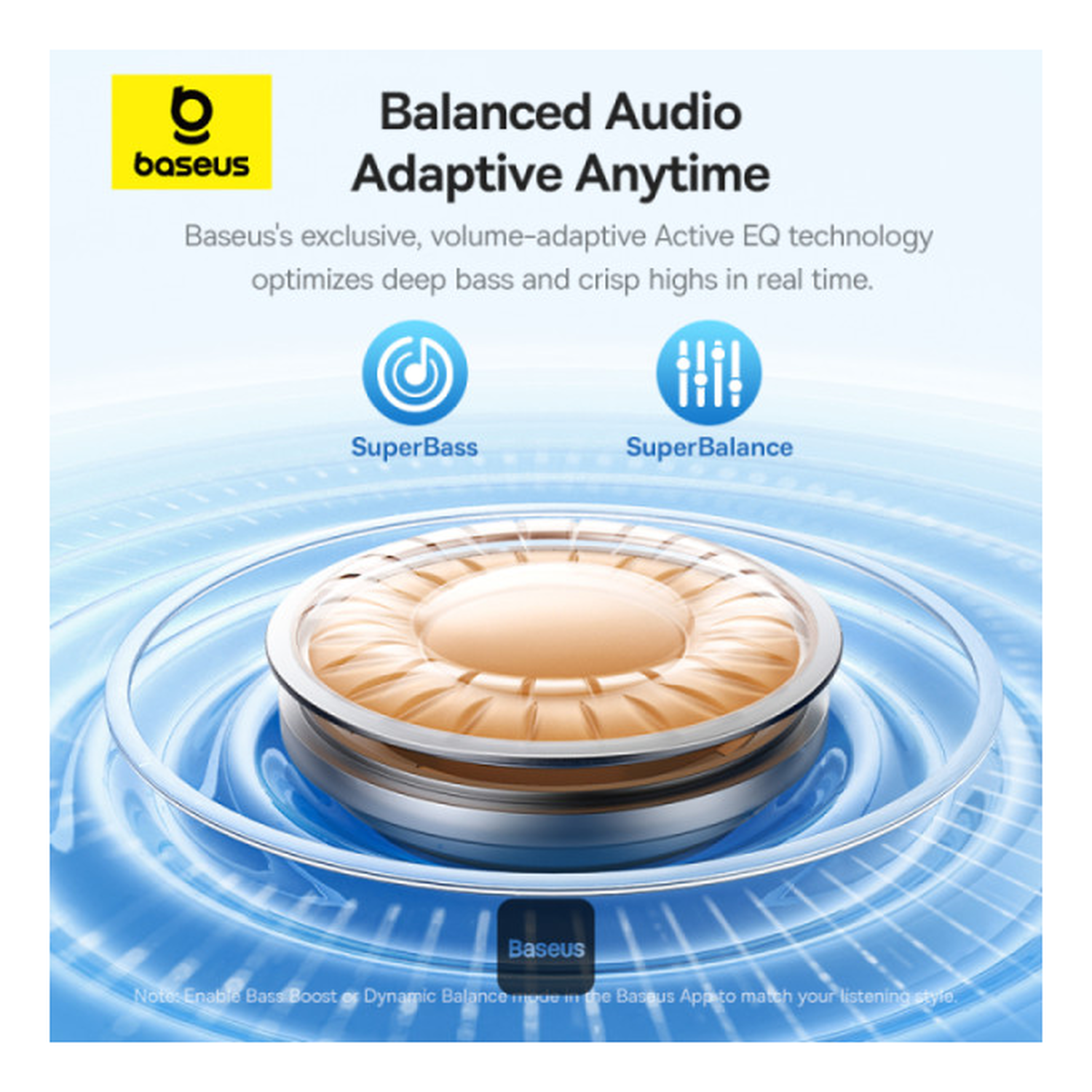 Baseus Bass BP1 Pro Draadloze Bluetooth Oordopjes Noise Cancelling Zwart afbeelding 6