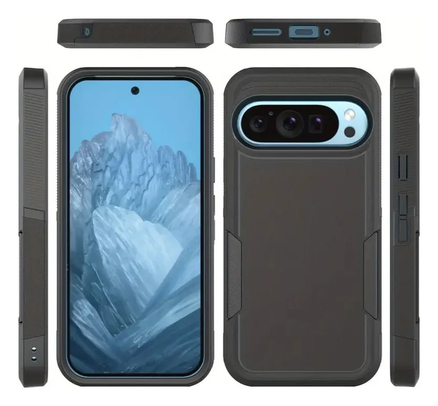 Google Pixel 10 / 10 Pro Hoesje Schokbestendige Hardcase Back Cover Zwart afbeelding 5